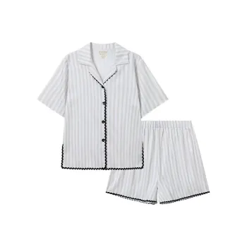 Shuya Pajama Set Women's Light Gray
