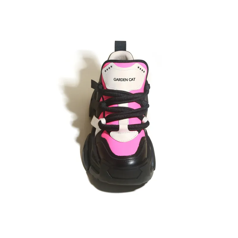 GARDEN CAT Cushioning Height Increase Low Top Chunky Sneakers Women's-5