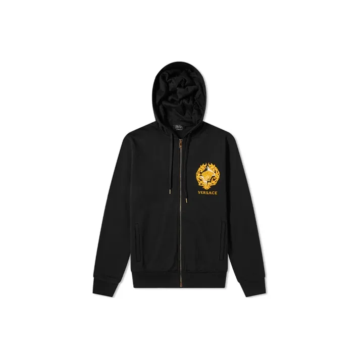 VERSACE Sweatshirts Men Black-0