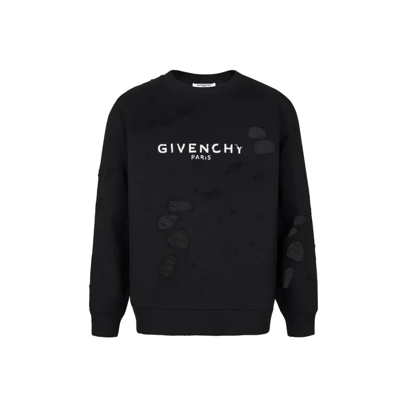 Givenchy Distressed Logo print Sweatshirt-0