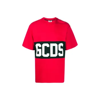 GCDS Band Logo Print T-Shirt