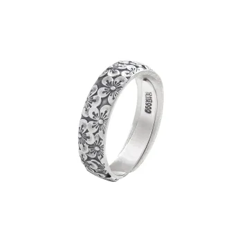 Mini&yaya S999 Fine Silver Rings Men's