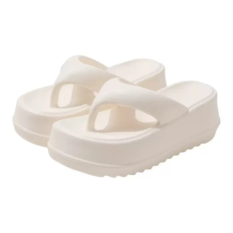 Kemaid Summer Home Indoor, Squashy And Bouncy Feeling Platform Height Increasing, Flip Flops, Women's, Home Slippers-0