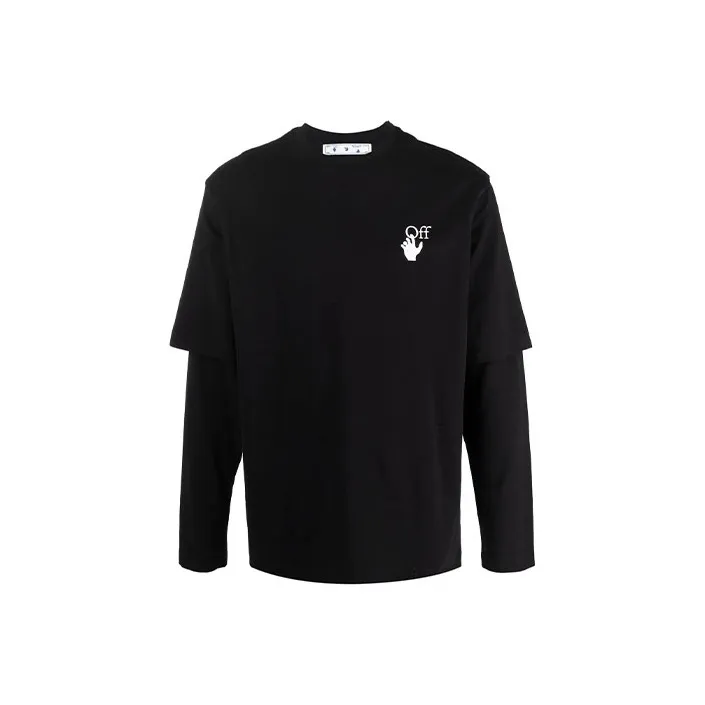 OFF WHITE Degrade Arr Double Sleeve T shirt-0