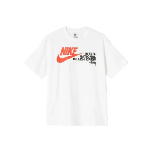 Nike X Stussy International Beach Crew T Shirt White
