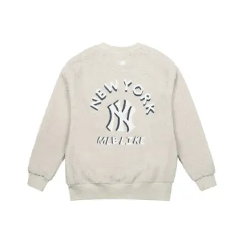 MLB New York Yankees Sweatshirts Unisex Ecru