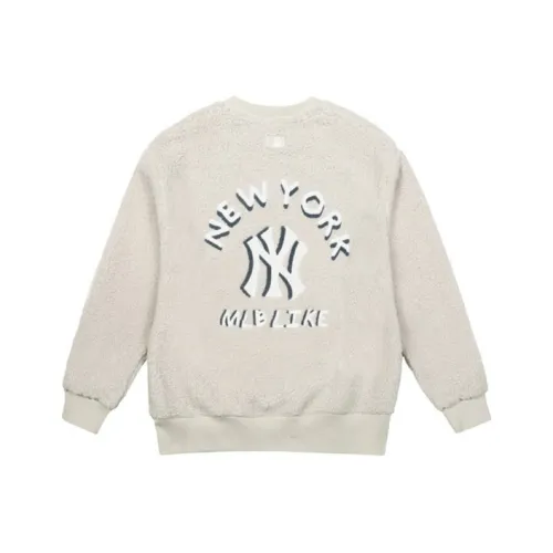 MLB New York Yankees Sweatshirts Unisex Ecru
