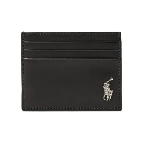 Polo Ralph Lauren Leather Card Holder Men's Black
