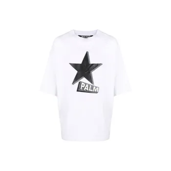 PALM ANGELS Rockstar Oversized T Shirt