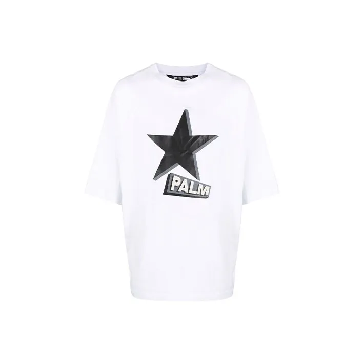 PALM ANGELS Rockstar Oversized T Shirt-0