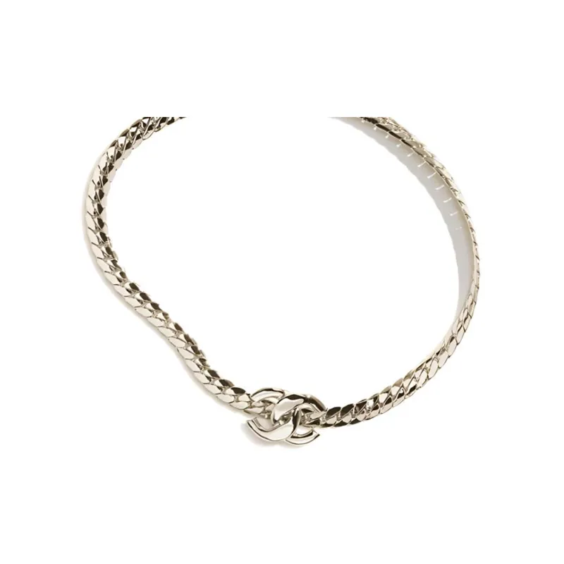 CHANEL Metal Necklaces Women's Gold-0