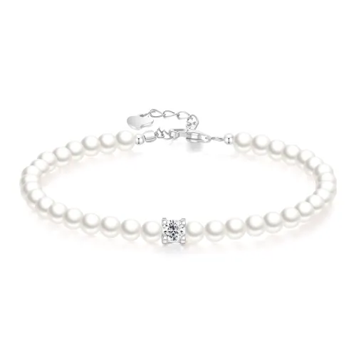 Love Link 925 Sterling Silver Bracelets Women's