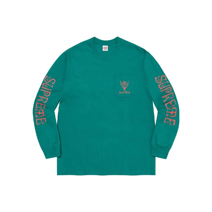 Supreme X SOUTH2 WEST8 Long Sleeve Pocket Tee-5