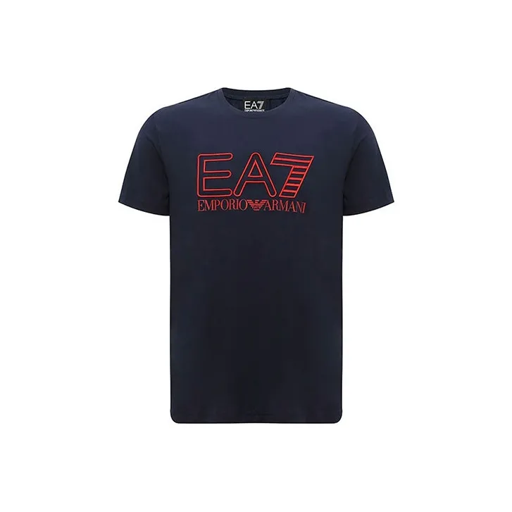 EMPORIO ARMANI T Shirts Men Navy Blue-0