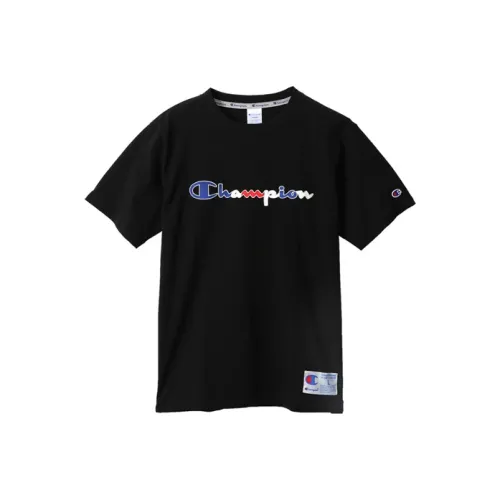 Champion T Shirts Unisex Black