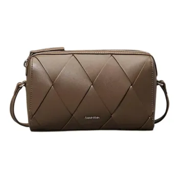CALVIN KLEIN Polyurethane Handbag Shoulder Bag Crossbody Bag Regular Women's Brown