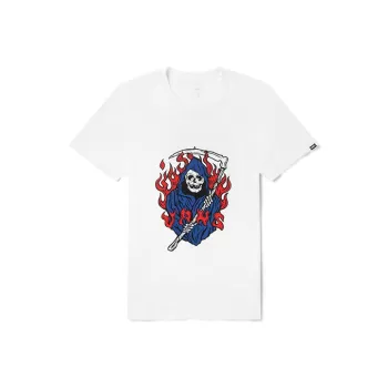 Vans Set in Sleeve T Shirt Unisex White