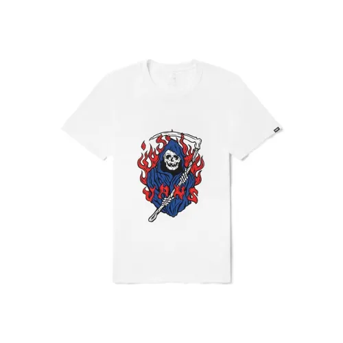 Vans Set in Sleeve T Shirt Unisex White