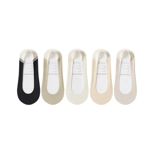 Caramella No Show Socks Women's 5 Pack