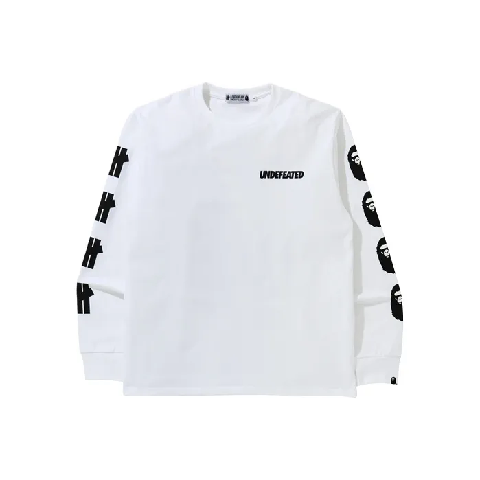Bape X Undefeated 2 Long Sleeve Tee-3