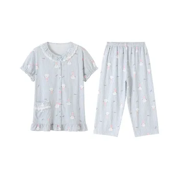 MADALLO Pajama Set Women's Light Blue