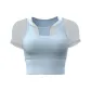Light Frost Blue Short-Sleeved