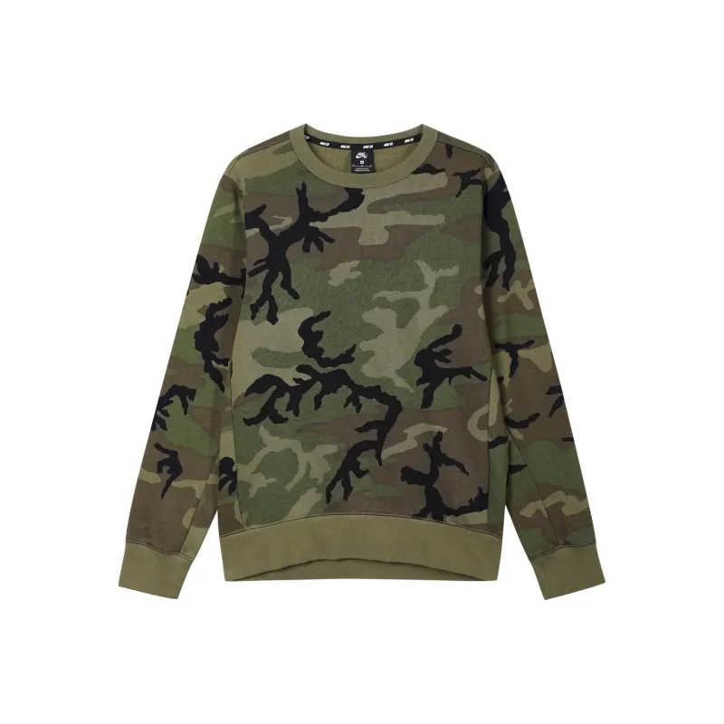 Nike Sweatshirts Men Olive Green-0
