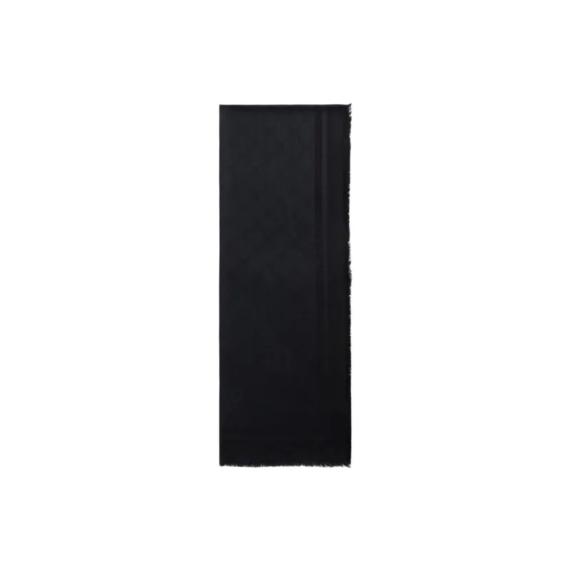 Elisabetta Franchi Jacquard Diamonds Pashmina Scarf-0