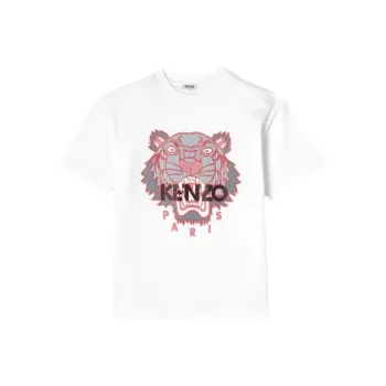 KENZO Classic Tiger Head T Shirts Men White