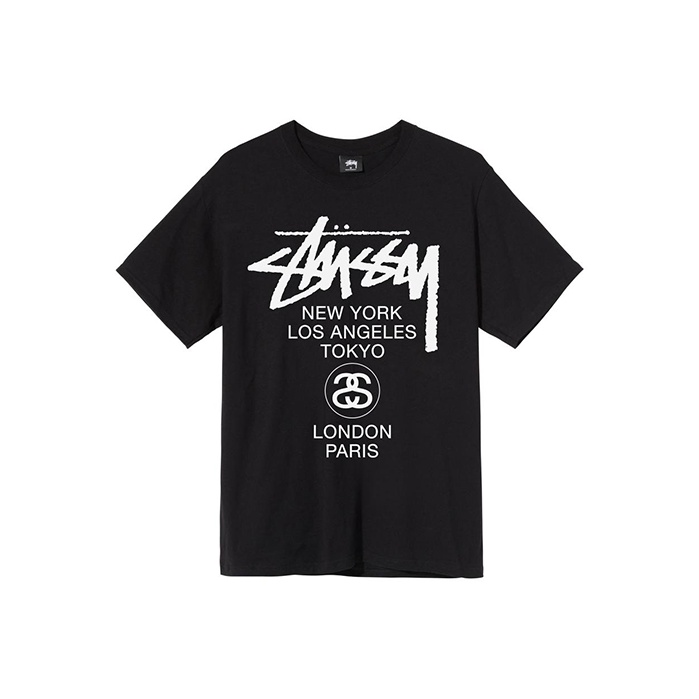 Stussy X Dover Street Market World Tour T-Shirt - Cheap Rcj