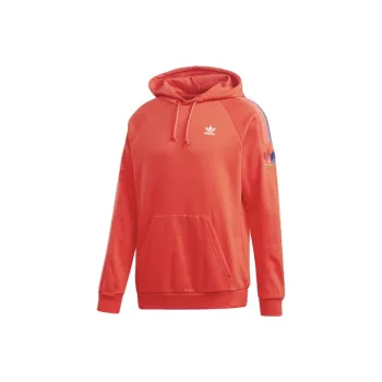 Adidas Originals Stp Hood Sweatshirts Men Bright Pink Red Fluorescent