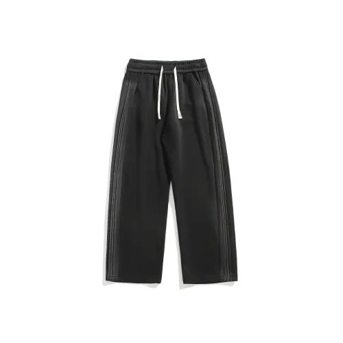 IXXAT Jeans Unisex Wasteland Blue Black Thickened Fleece Black