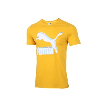 PUMA T Shirts Men Gold