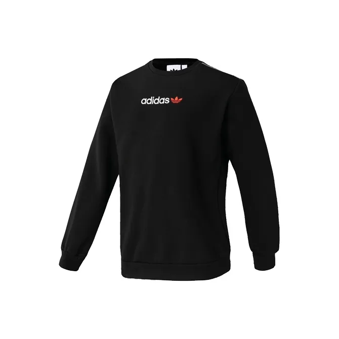 Adidas Originals Linear Crew Sweatshirts Men Black-0