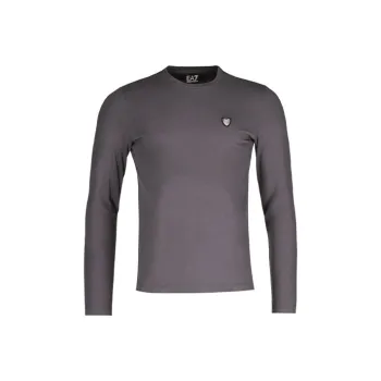 EMPORIO ARMANI EA7 T Shirts Men Gray