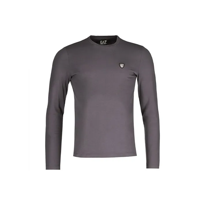 EMPORIO ARMANI EA7 T Shirts Men Gray-0