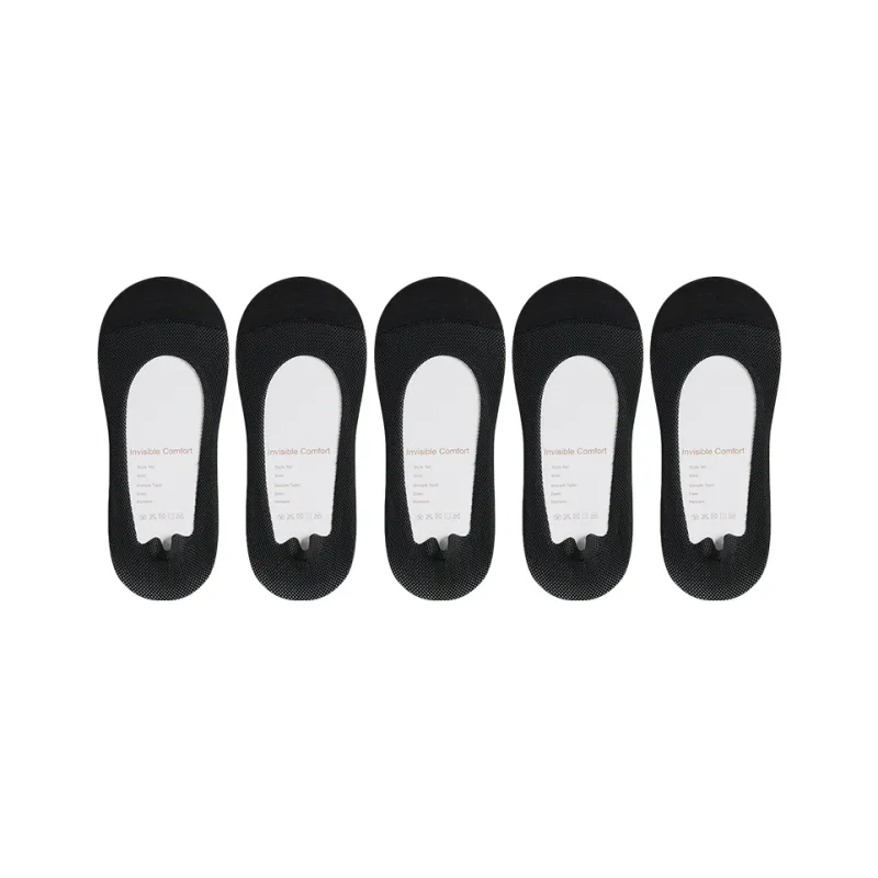 Caramella No Show Socks Women's 5 Pack-0