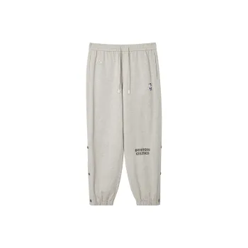 JACK JONES· x NBA JACK&JONESxNBA Spring Summer Knitted Sweatpants Men's G63 Sandy Heather Gray