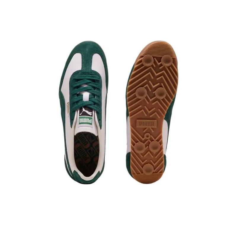 PUMA Anti Slip Wear Resistant Low Top Training Shoes Unisex Green-3