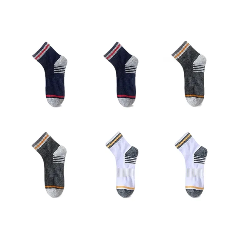 H YXIANG Mid Calf Socks Unisex 6 Pack-8