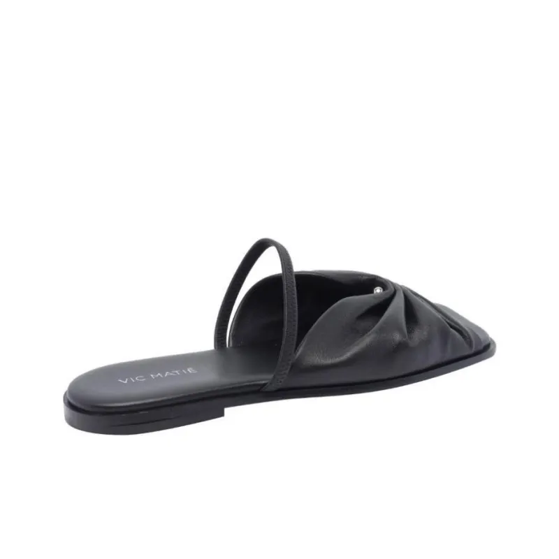 Vic Matie Slide Slippers Women's Black-3