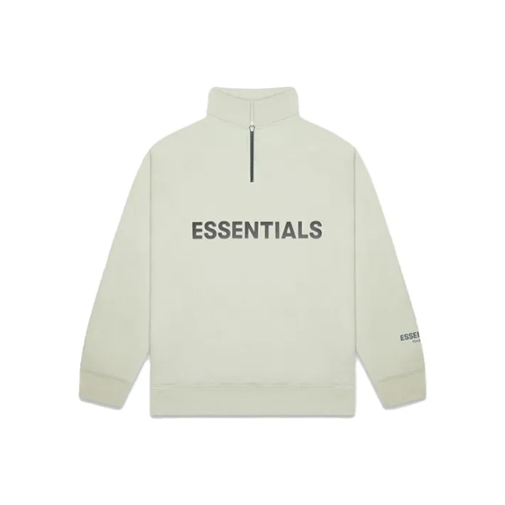 Fear Of God Essentials Sweatshirt Unisex Gray Green-0