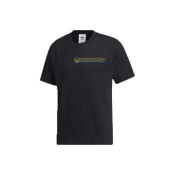 Adidas Originals Pride Linear T Shirts Men Black