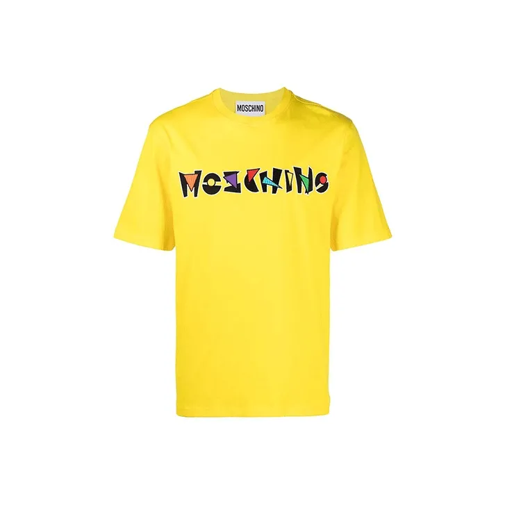 MOSCHINO T Shirts Men Yellow-0