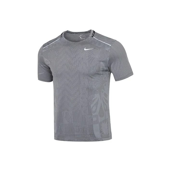 Nike Set-in Sleeve T-Shirt Men's Gray-0