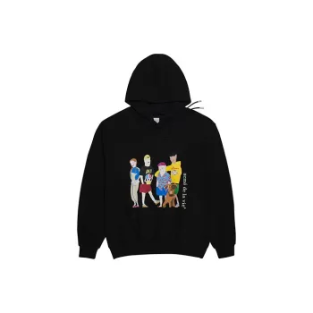 Acme De La Vie/ADLV Hooded Loose Fit Regular Sweatshirt Unisex Black