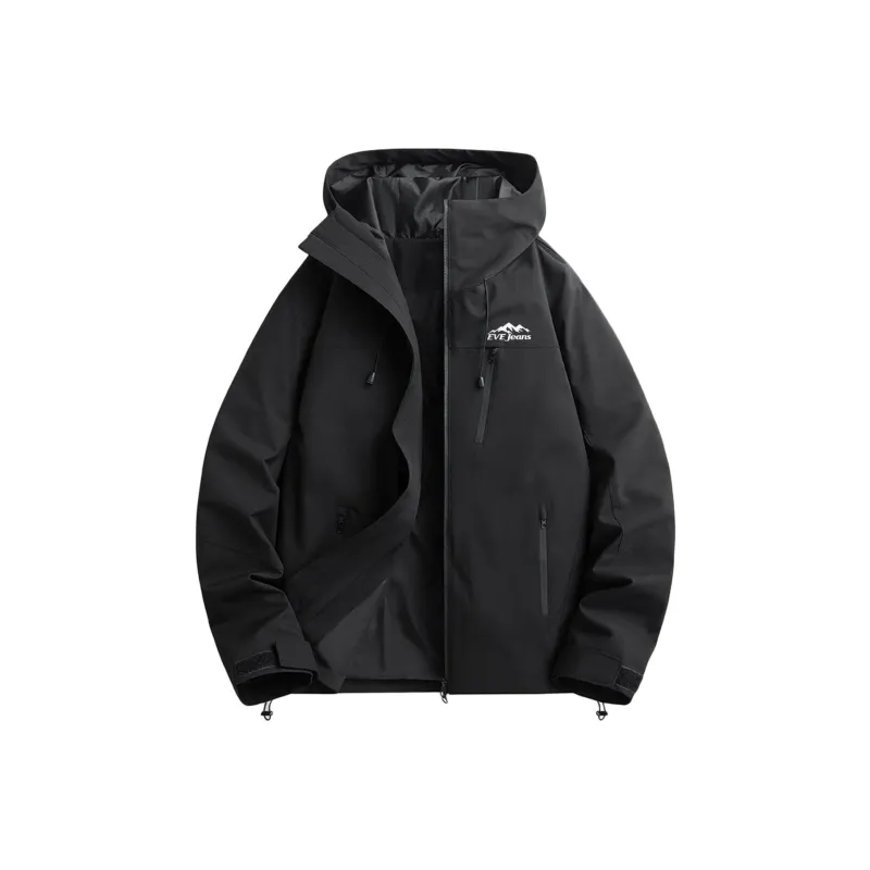 Yiwen Water Resistant Windproof Breathable Warm Windbreaker Jacket Unisex-11