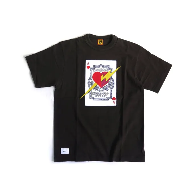 Wtaps X HUMAN MADE T Shirts Unisex Black-0