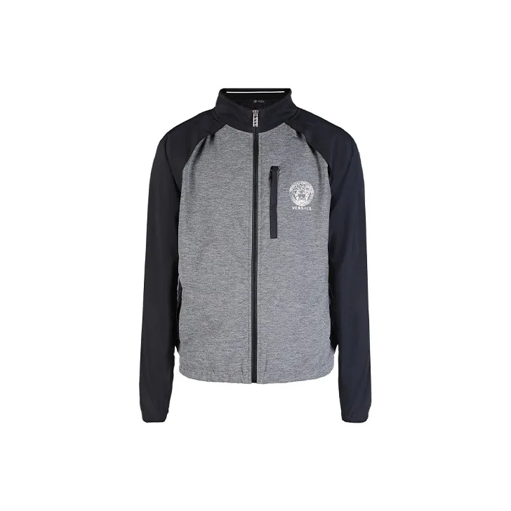 VERSACE Sweatshirts Men Gray-0