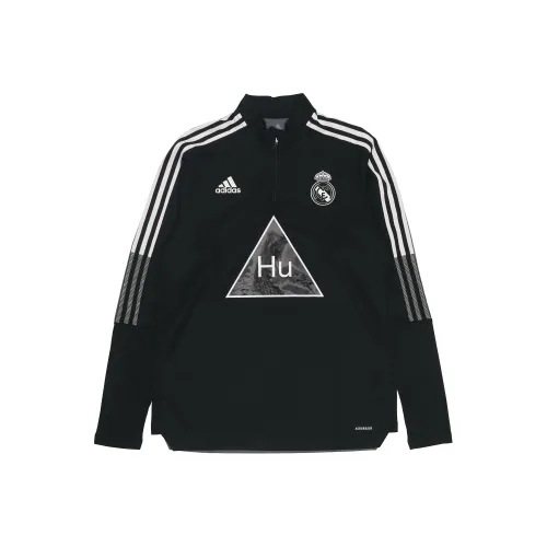 Adidas bb2699 Madrid C.F Sweatshirts Men Black Gray Color
